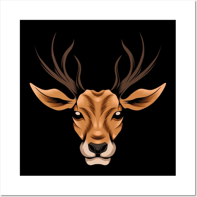 Deer head Wall Art by Marciano Graphic